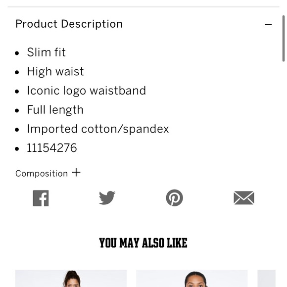 💗VS PINK RED & GOLD FOIL CREW & RED LOGO LEGGINGS - Picture 11 of 13